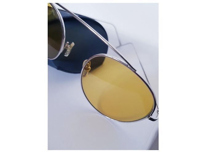 Autre Marque Occhiali da sole Eleventy Milano Gialli in Metallo Giallo - vista 5