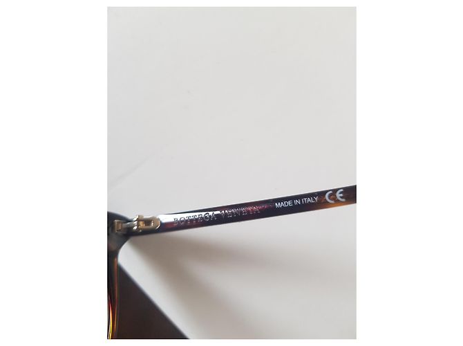 Gafas Bottega Veneta Marrón Oscuro Plástico - vista 10
