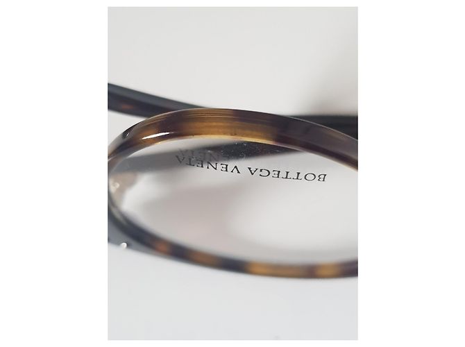 Gafas Bottega Veneta Marrón Oscuro Plástico - vista 3