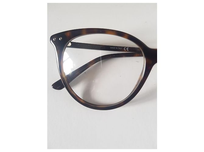 Gafas Bottega Veneta Marrón Oscuro Plástico - vista 7