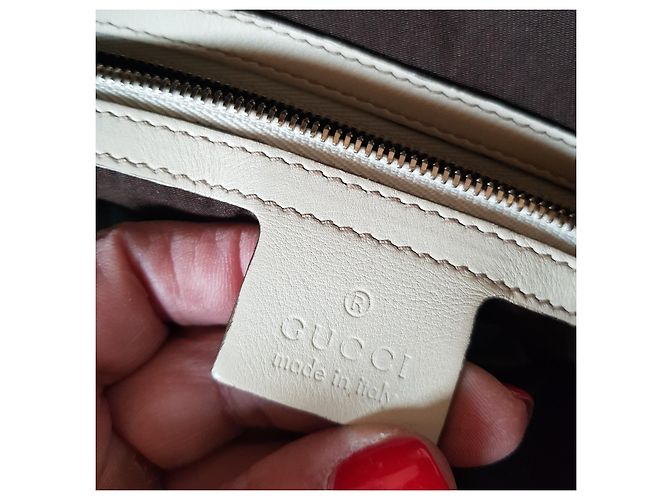 Borsa tote Gucci 85 Anniversario Limited Edition pelle color eggshell Bianco sporco - vista 10
