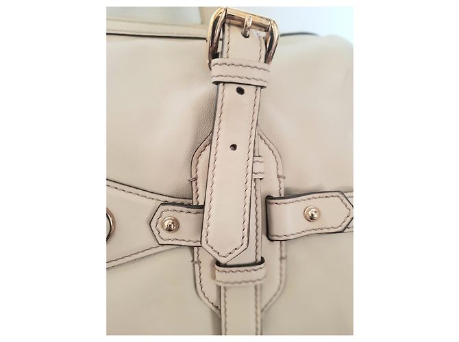 Borsa tote Gucci 85 Anniversario Limited Edition pelle color eggshell Bianco sporco - vista 3