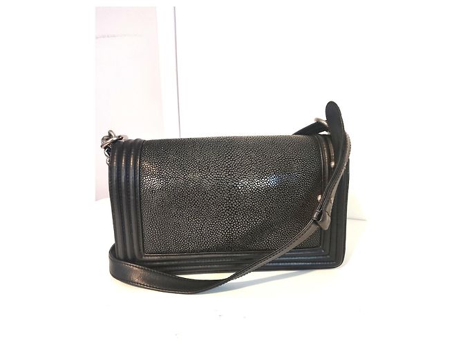 Boy Borsa a mano Chanel in pelle nera Nero - vista 2