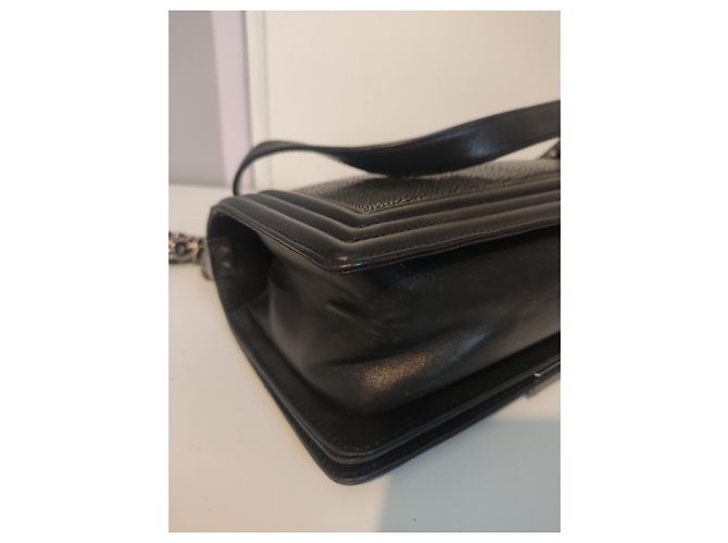 Boy Borsa a mano Chanel in pelle nera Nero - vista 8