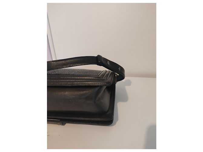 Boy Borsa a mano Chanel in pelle nera Nero - vista 9