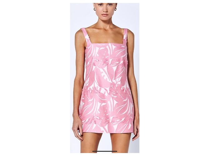 Alexis Kleid in Rosa aus Baumwolle und Polyester Gr L Pink - Ansicht 2