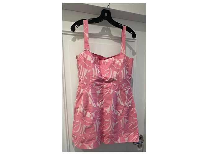 Alexis Kleid in Rosa aus Baumwolle und Polyester Gr L Pink - Ansicht 4