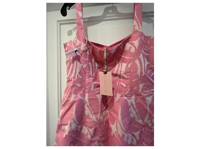 Alexis Kleid in Rosa aus Baumwolle und Polyester Gr L Pink - Ansicht 7