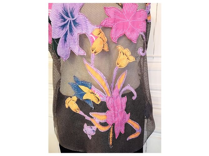 ANTIK BATIK FISH TOP PATCH HIBISCUS S 42/44 Multicolore - vista 10