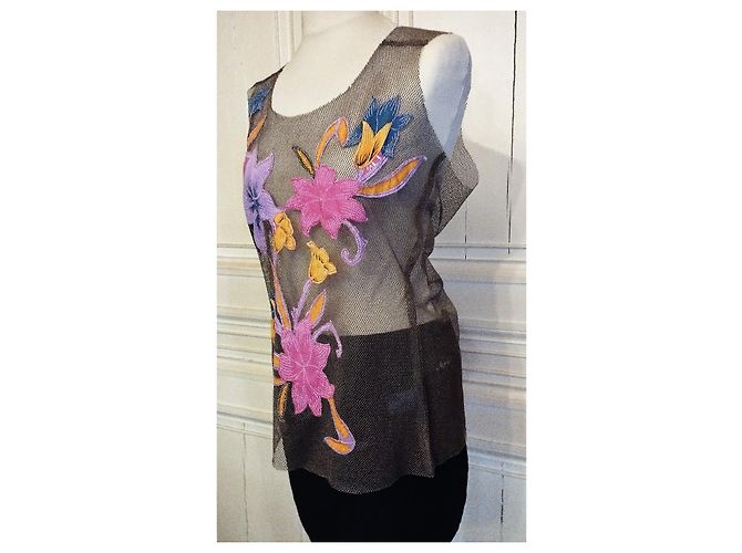 ANTIK BATIK FISH TOP PATCH HIBISCUS S 42/44 Multicolore - vista 7