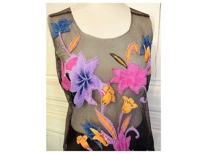ANTIK BATIK FISH TOP PATCH HIBISCUS S 42/44 Multicolore - vista 8