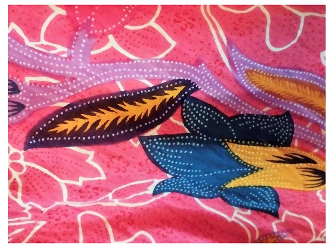 ANTIK BATIK BARROCO BLUSA FRAMBUESA ALGODÓN SÁBANA T 34/36 Rosa - vista 7