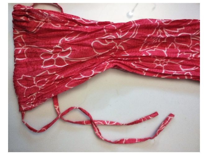 ANTIK BATIK BARROCO BLUSA FRAMBUESA ALGODÓN SÁBANA T 34/36 Rosa - vista 8