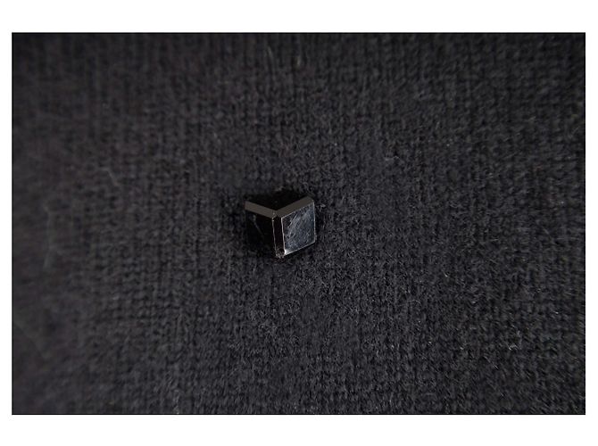 Autre Marque CashmereInLove Cardigan mit Schmucksteinen Schwarz - Ansicht 4