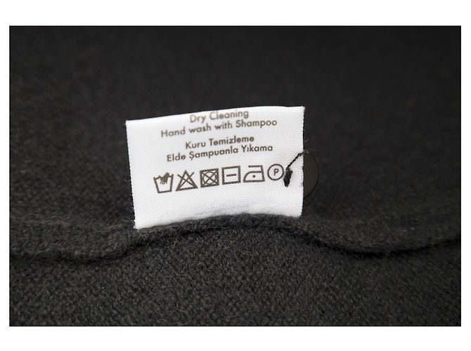 Autre Marque CashmereInLove Cardigan mit Schmucksteinen Schwarz - Ansicht 7