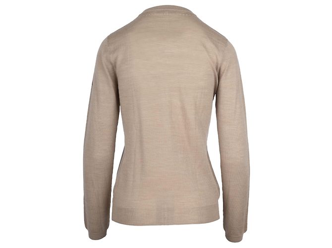 Paul & Joe Sister Cardigan mit Seidenbesatz Beige - Ansicht 2