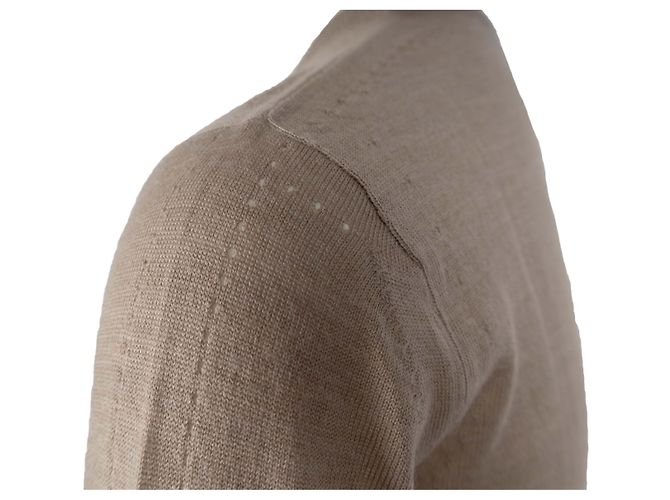Paul & Joe Sister Cardigan mit Seidenbesatz Beige - Ansicht 5