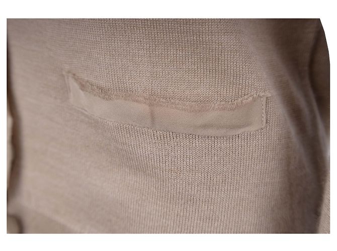 Paul & Joe Sister Cardigan mit Seidenbesatz Beige - Ansicht 6