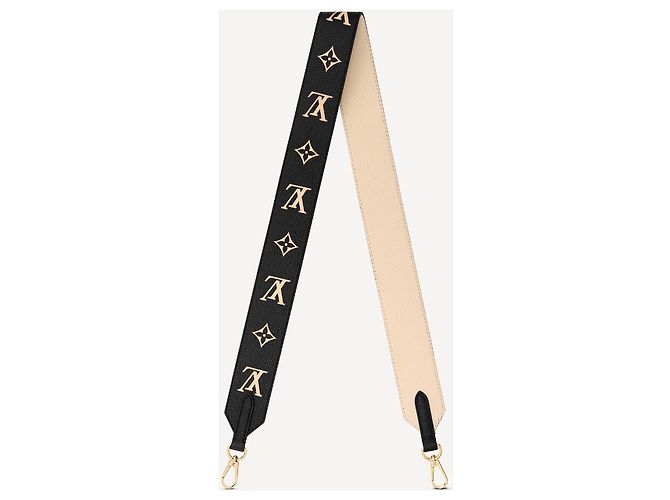 Louis Vuitton Empreinte Leder Bandouliere Gurt Schwarz - Ansicht 2