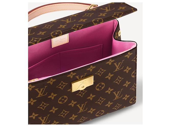 Borsa Louis Vuitton Cluny BB Monogram Canvas Marrone - vista 3
