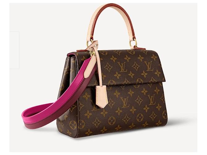 Borsa Louis Vuitton Cluny BB Monogram Canvas Marrone - vista 6