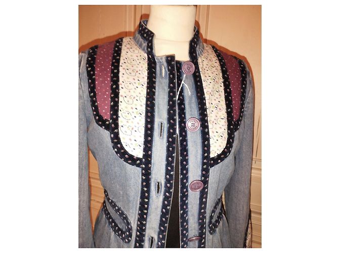 MARC JACOBS FOLKJACKE MIT HERZEN UND STERNEN EINSÄTZEN T 4 ODER T 36/38 Mehrfarben - Ansicht 5