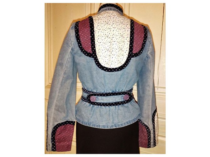 MARC JACOBS FOLKJACKE MIT HERZEN UND STERNEN EINSÄTZEN T 4 ODER T 36/38 Mehrfarben - Ansicht 8