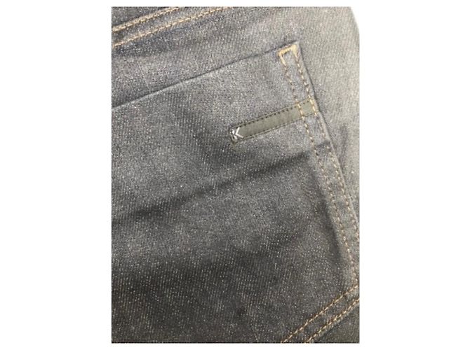 Karl Lagerfeld falda Karl Lagarfeld 36 (S) algodón revestido azul marino - vista 4