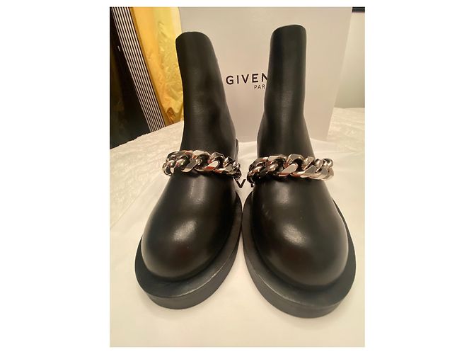Botines Givenchy de piel negra Talla 38 Negro - vista 2