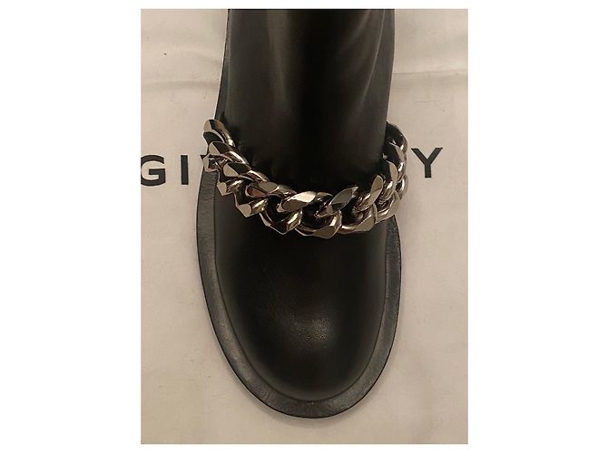 Botines Givenchy de piel negra Talla 38 Negro - vista 3