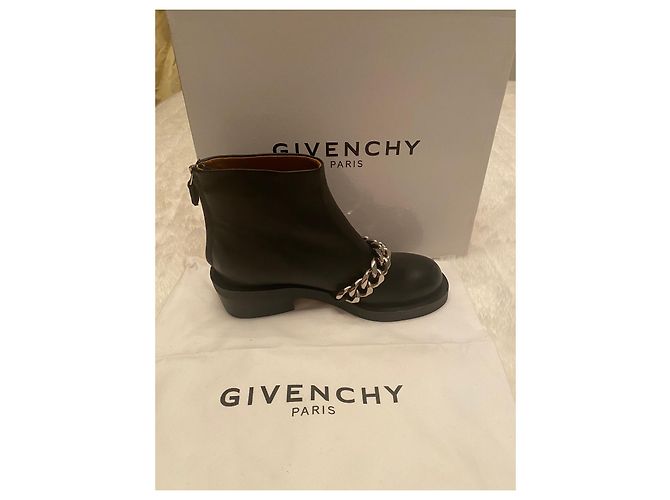 Botines Givenchy de piel negra Talla 38 Negro - vista 4