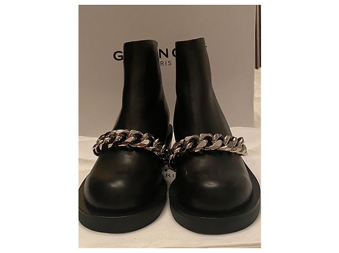 Botines Givenchy de piel negra Talla 38 Negro - vista 7