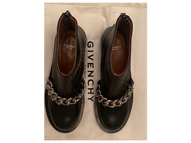Botines Givenchy de piel negra Talla 38 Negro - vista 8