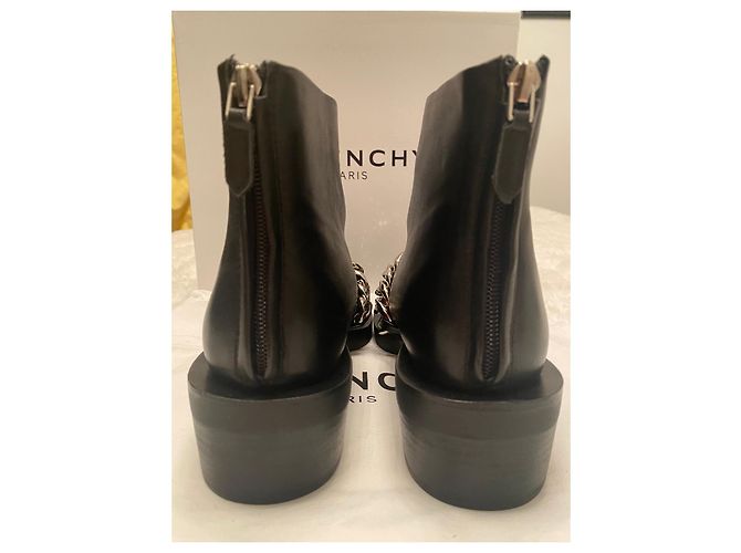 Botines Givenchy de piel negra Talla 38 Negro - vista 9