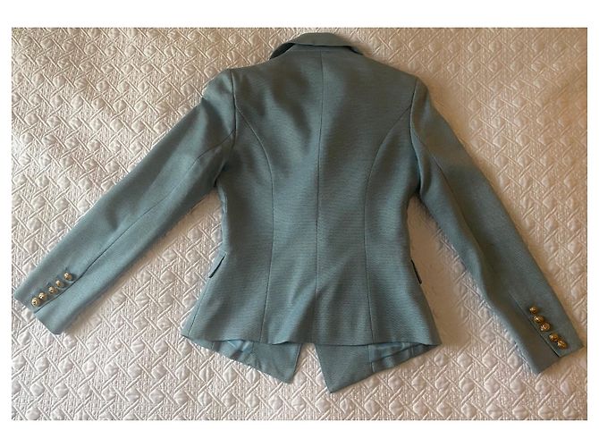 Giacca Balmain in seta blu - vista 2