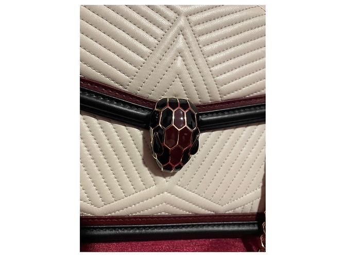 Borsa Bulgari in pelle con catena - vista 5