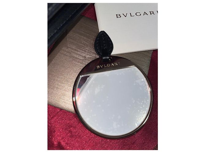 Borsa Bulgari in pelle con catena - vista 8