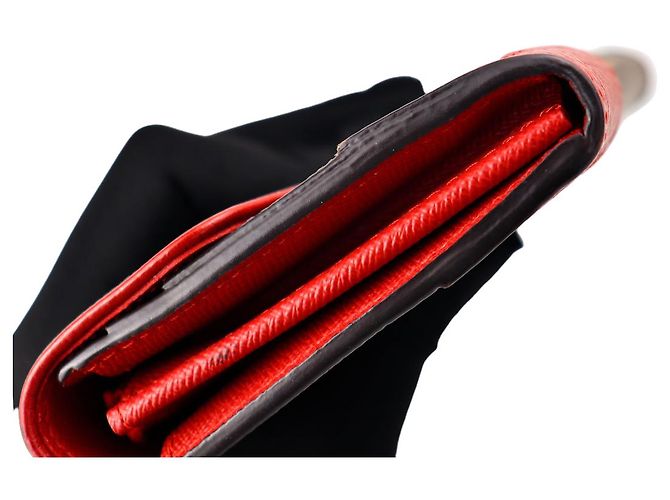 LOUIS VUITTON MONOGRAM PORTEFEUILLE CARTERA LARGA SARAH RETIRO Castaño Roja - vista 11