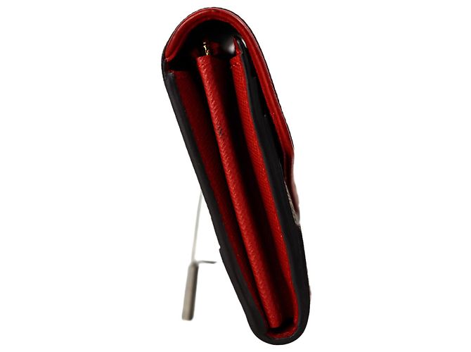 LOUIS VUITTON MONOGRAM PORTEFEUILLE CARTERA LARGA SARAH RETIRO Castaño Roja - vista 4