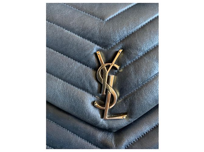 Saint Laurent Borsa a mano media LouLou Nero - vista 6