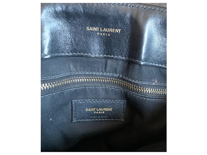 Saint Laurent Borsa a mano media LouLou Nero - vista 9