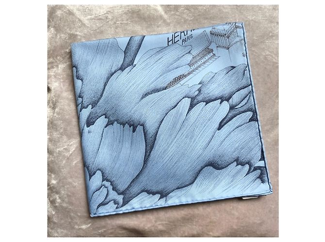 Hermès Im Schatten der Pfingstrosen Blau - Ansicht 11