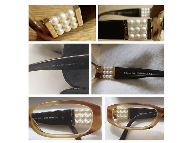 Lunette Chanel Collector Perle Braun Beige - Ansicht 10