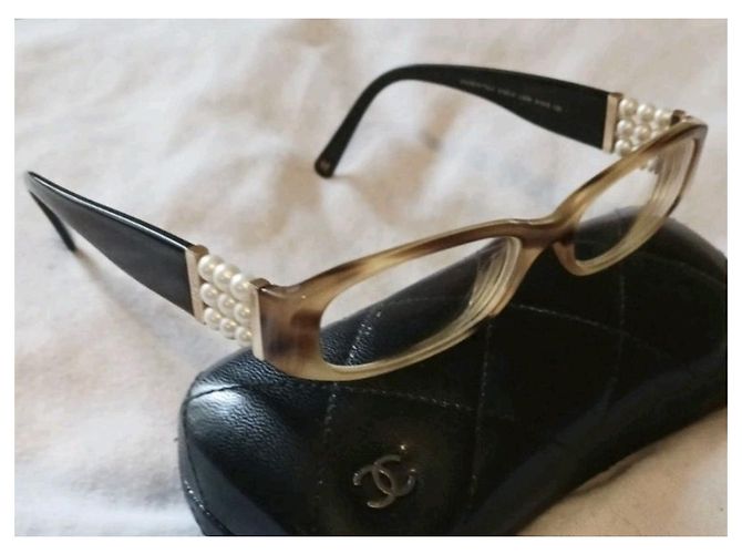 Lunette Chanel Collector Perle Braun Beige - Ansicht 2