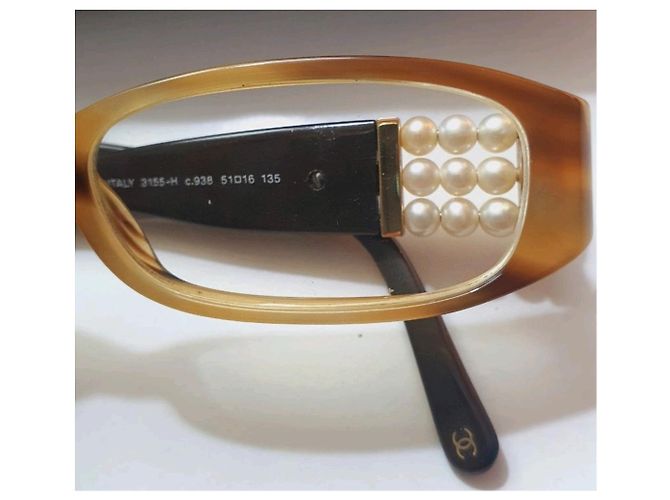 Lunette Chanel Collector Perle Braun Beige - Ansicht 5