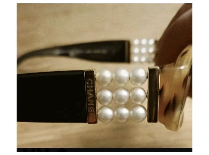 Lunette Chanel Collector Perle Braun Beige - Ansicht 7