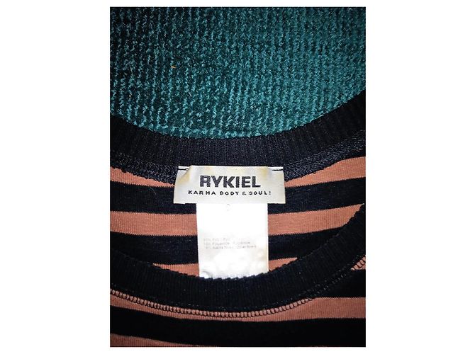 SONIA RYKIEL PULLOVER ABEND BAYADERE PAMPILLEN TS ODER T 36/38 Mehrfarben - Ansicht 3