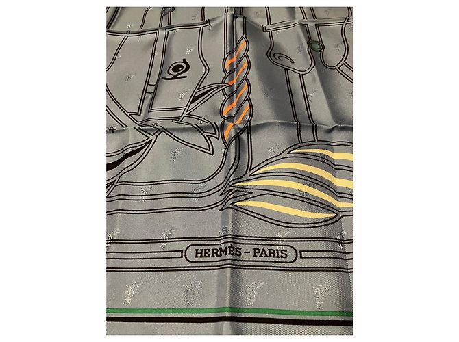 Hermès Hermes Square 70 seta in edizione limitata Blu - vista 3