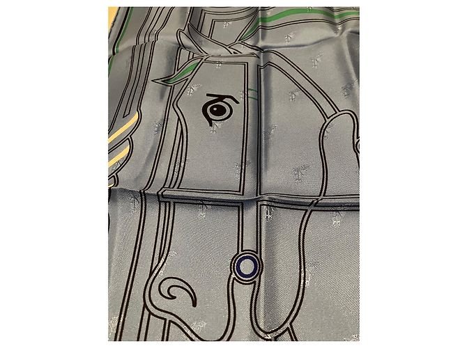 Hermès Hermes Square 70 seta in edizione limitata Blu - vista 4