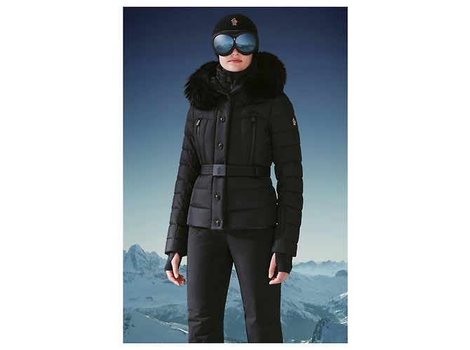 PLUMÍFERO CORTO MONCLER BEVERLEY Negro - vista 2